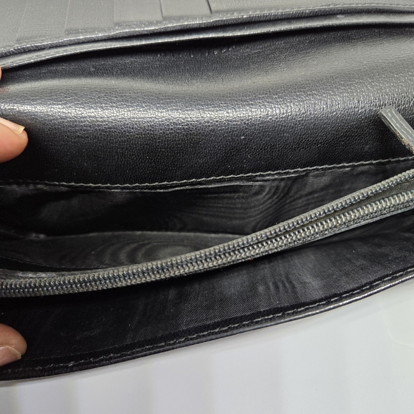 Gucci G Leather long Bifold wallet Black - Picture 3 of 9